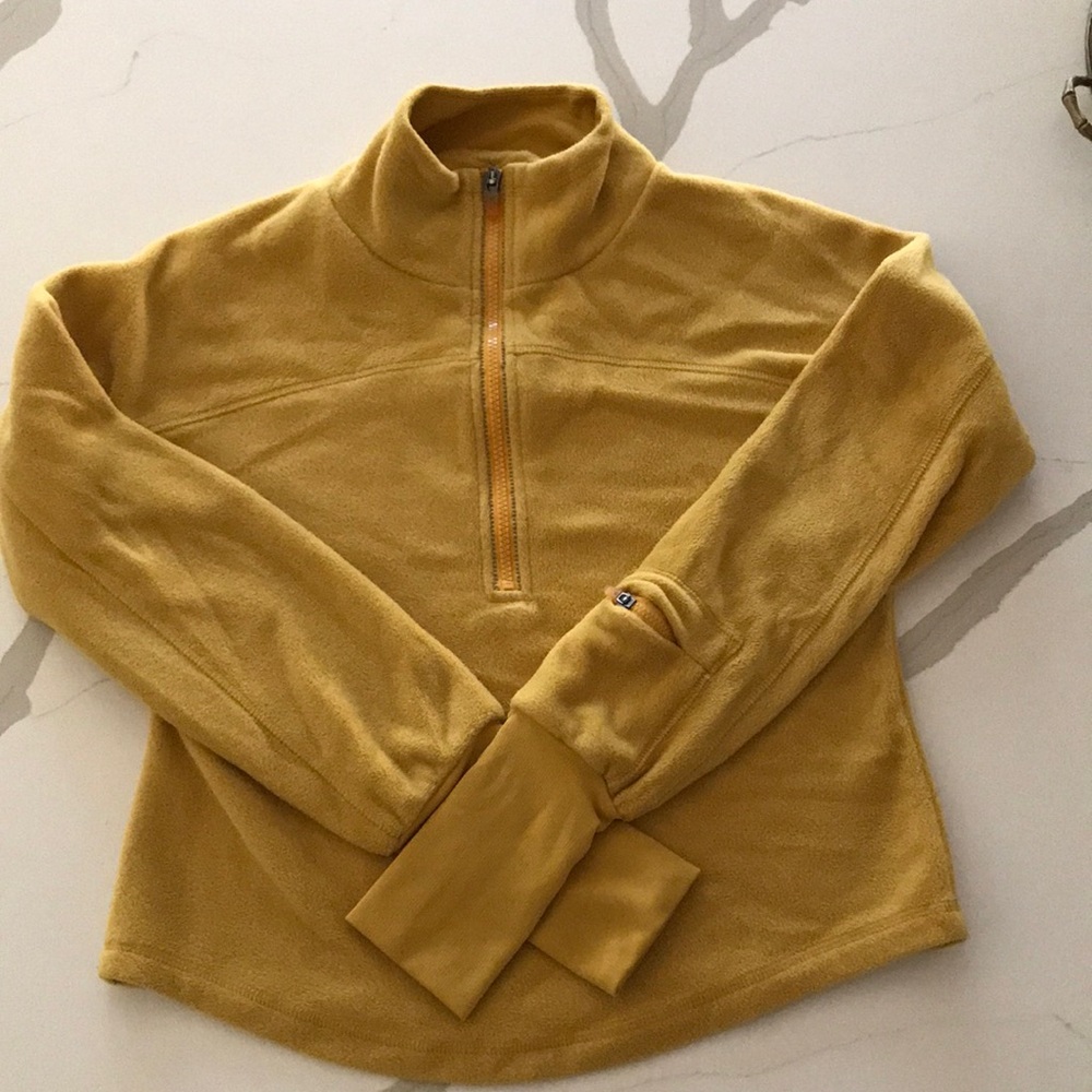 Free People Movement Great Heights Fleece Quarter Zip, Size Small